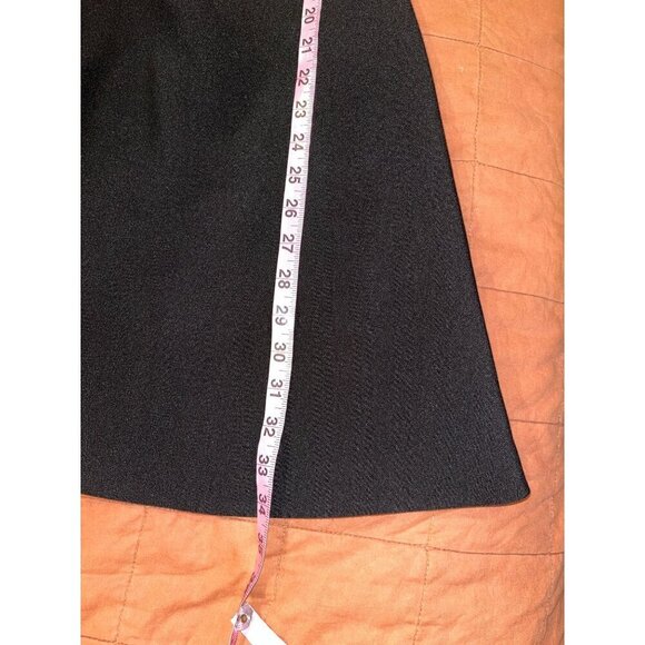 Kate Spade Black Ruffle Trim 3/4 Sleeves Lace Yoke Dress Women's Size 0 - Picture 10 of 11